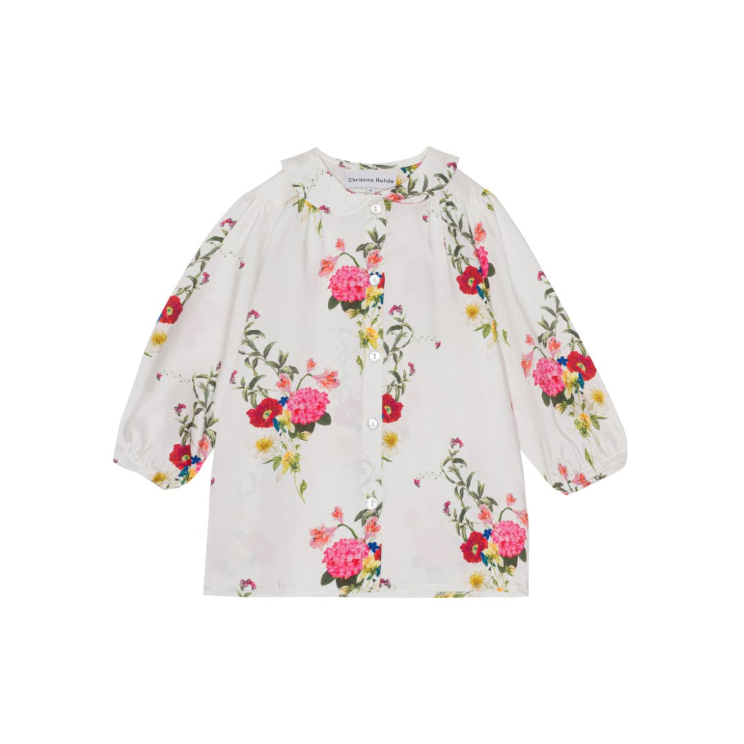 Rohde White Floral Blouse – Buttons and Bows