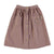 Piupiuchick Grape and Multicolored Stripes Long Pocket Skirt