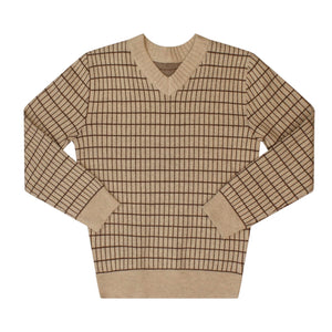 Kipp Natural Grid Sweater