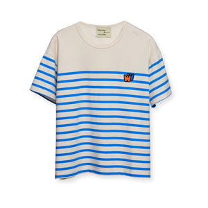 Wander & Wonder Blue Stripe Tee