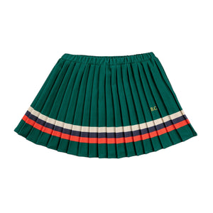 Bobo Choses Stripes Pleated Woven Skirt