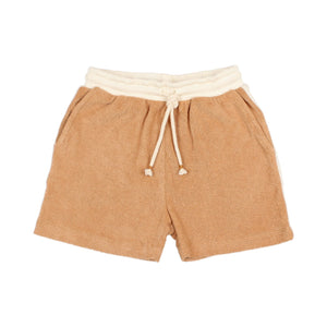 Buho Caramel Terry Cloth Shorts