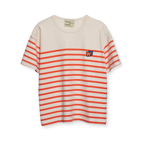 Wander & Wonder Red Stripe Tee