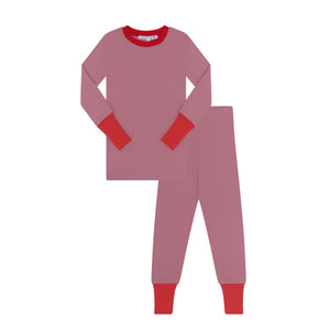 Parni Pink Colorblock Pajamas